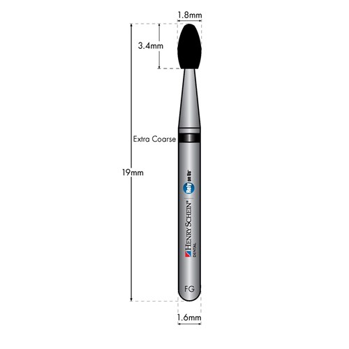 HENRY SCHEIN Maxima Diamond Bur FG 379018SC Coarse pkt 5