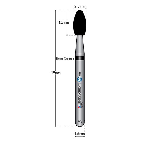HENRY SCHEIN Maxima Diamond Bur FG 379023SC Coarse pkt 5