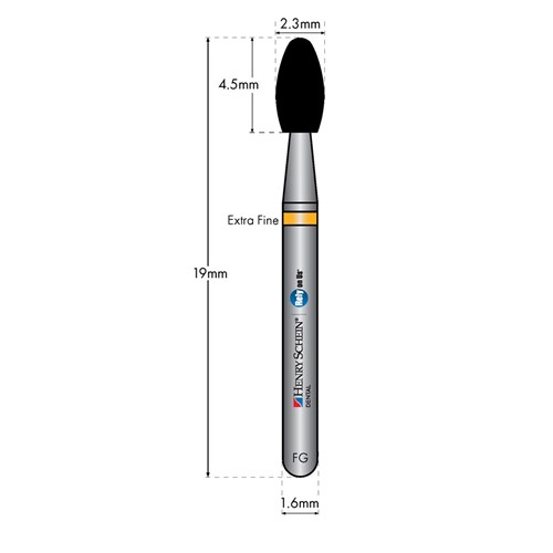 HENRY SCHEIN Maxima Diamond Bur FG 379023 SF S-Fine pkt 5