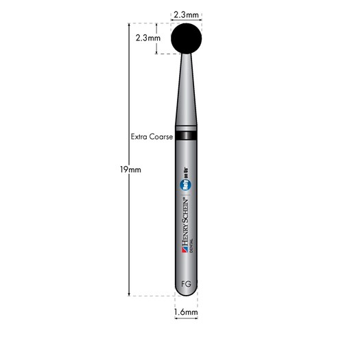HENRY SCHEIN Maxima Diamond Bur FG 801023SC S-Coarse pkt 5