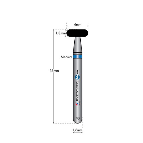 HENRY SCHEIN Maxima Diamond Bur FG 909040M Med-grit pkt 5