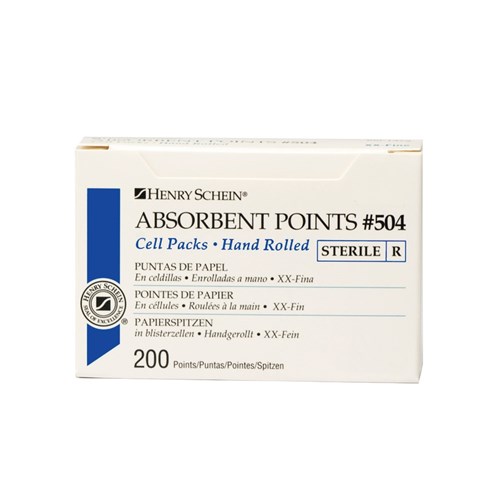 Henry Schein Absorbent Points X-Coarse #504 box 200