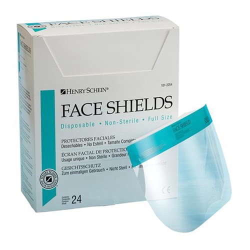 Henry Schein Disposable Full Face Shield box 24