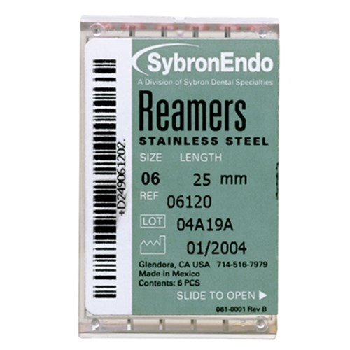 Reamer 25mm Size 08 Grey pkt 6