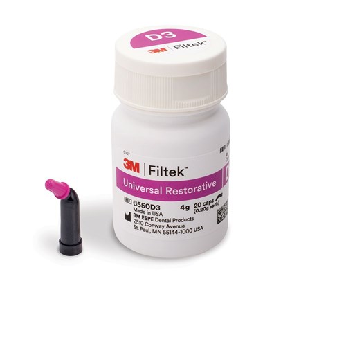 Filtek Universal Capsules 6550D3 20x0.2g Shade D3