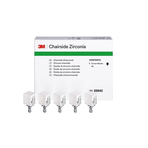 Chairside Zirconia Crown Blocks 20mm A3.5 5 Pack