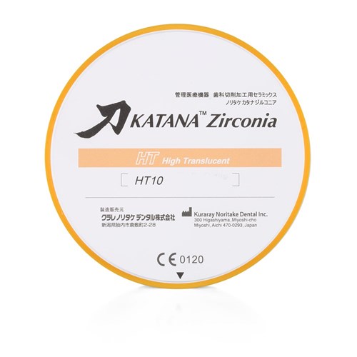 Katana Zirconia HT10 98.5mm X 14MM CAD/CAM Disc