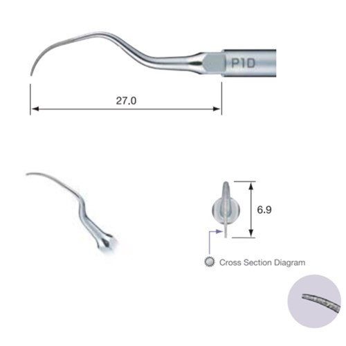 Perio Tip P1D for Varios Ultrasonic Scaler & Satelec