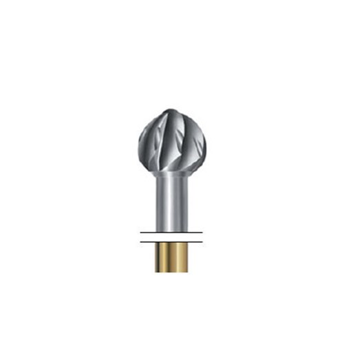 T-Carbide Bur RA #H1SEM-012 Round X-Cut with SlimNeck pkt5