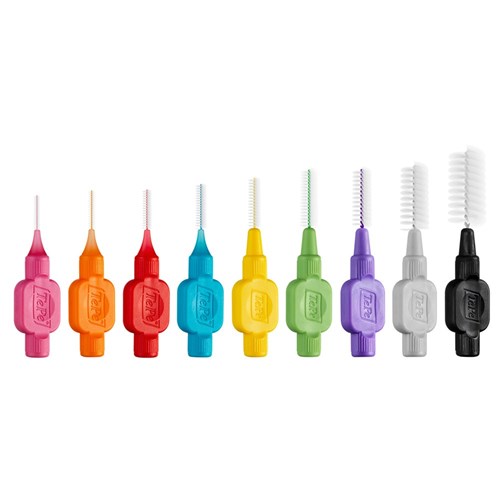 TePe Interdental Brush Yellow 0.7mm Size 4 pkt 8