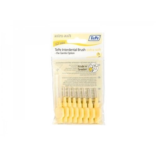 TePe Interdental Brush Pastel Yellow XSoft 0.7mm pkt 8