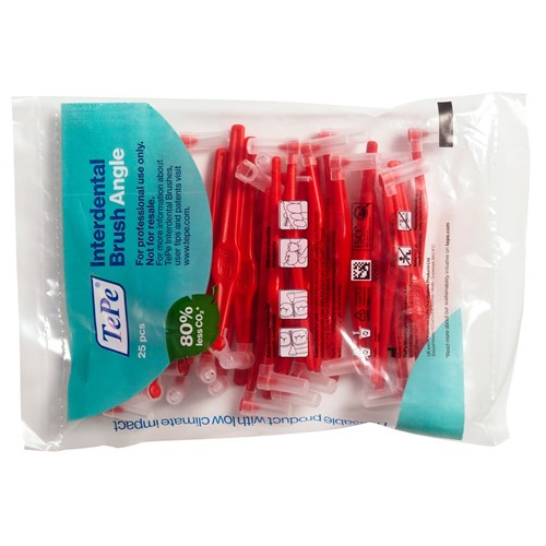 TePe Interdental Angle Brush Red 0.5mm pkt 25