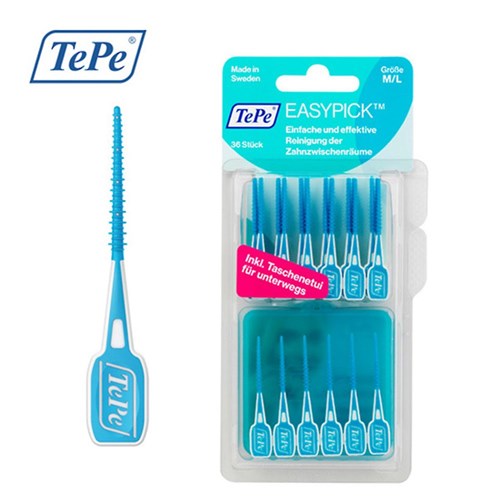 TePe Easy Pick M/Large Pk 36 Turquoise