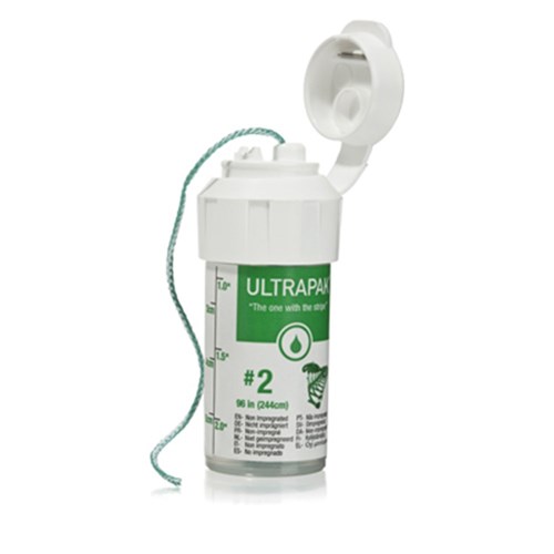 Ultrapak Retraction Cord Size #2 Refill Green 244cm