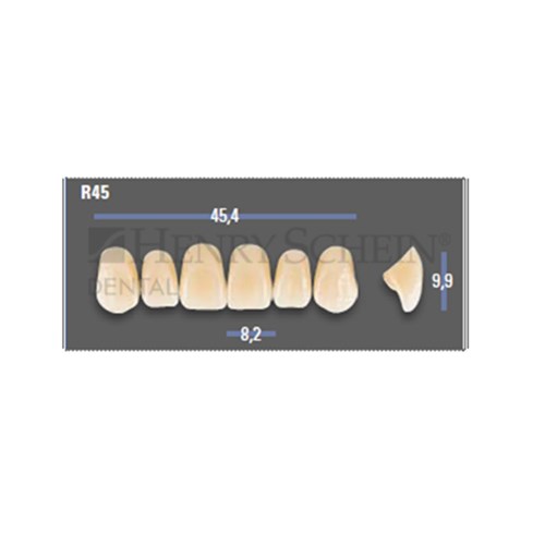 VITAPAN EXCELL Classical Upper Anterior Shade A1 Mould R45