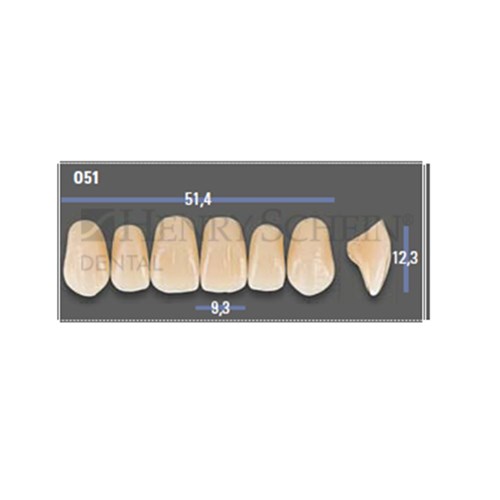 VITAPAN EXCELL Classical Upper Anterior Shade A35 Mould O51