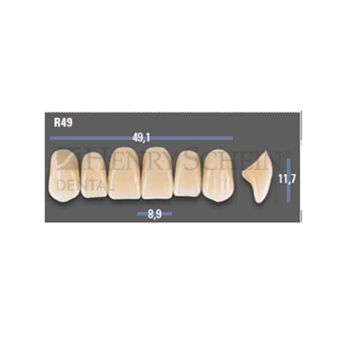 VITAPAN EXCELL Classical Upper Anterior Shade B2 Mould R49