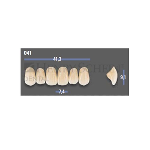 VITAPAN EXCELL Classical Upper Anterior Shade B3 Mould O41