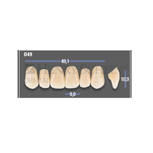 VITAPAN EXCELL Classical Upper Anterior Shade B3 Mould O49