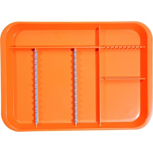 B-Lok Divided Tray Neon Orange