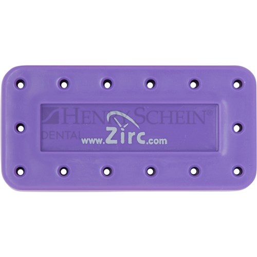 Bur Block Magnetic Large 14 Holes Neon Purple